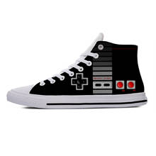 Anime Cartoon Gamer Video Game Controller Gaming Casual Cloth Shoes High Top Lightweight Breathable 3D Print Men Women Sneakers 2024 - buy cheap