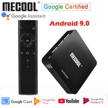 Mecool Android 9.0 Google Certified TV Box MECOOL KM8 ATV 2GB 16GB Android 9 Smart TV box BT4.0 4K 2.4G WiFi Media Player 2024 - buy cheap