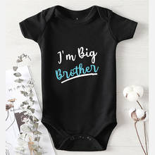 Boy Outfits Clothing Toddler Girl Fall Clothes I'm Big Brother Baby Bodysuit for Newborns Children Jumpsuits Kids' Things 2024 - buy cheap