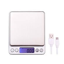 Digital Food Scale  Kitchen Scale 3kg 0.1g Jewelry Scales Built-in Battery Pocket Stainless Steel Precision Electronic Balance 2024 - buy cheap