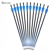 6/12/24/30pcs 13"17"20" new fiberglass crossbow arrow head fixed outdoor hunting arrow archery bow 2024 - buy cheap