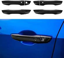 For 10th Gen Civic ABS Carbon Fiber Style Door Handle Cover Gen Honda Civic 2017 2018 2019 2020 2021 With Smart Auto Lock Holes 2024 - buy cheap
