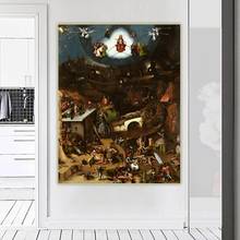 Wall Artwork Hieronymus Bosch The Last Judgment Modular Paintings Pictures Hd Prints Home Poster Canvas Living Room Decoration 2024 - buy cheap