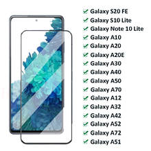 Tempered Glass For Samsung Galaxy S20FE S21 Plus S10 Note 10 Lite A42 A32 A12 A51 A50 A40 A70 A30 A20E A10 Screen Protector Film 2024 - buy cheap