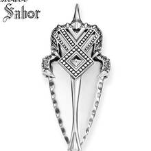 Pendant Artful African Spearhead silver color For Men Women Fashion Key Chains Jewelry Vintage Gift Fit Necklace thomas 2024 - buy cheap