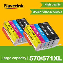 Plavetink-cartucho de tinta para impressora canon, compatível com pgi 570 cli 571 xl pgi570 mg5750 mg5753 mg6850 mg7750 2024 - compre barato