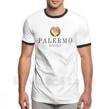 Camiseta estampada para homens, camiseta de algodão para homens, camiseta legal de palio com estampa da seguília, itália, itália, austrália e ilha 2024 - compre barato