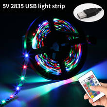 RGB LED Strip 2835 USB LED lights IR Remote 1m 2m 3m 4m 5m Tape Diode TV living room Bedroom wall decoration backlight Luces Led 2024 - buy cheap