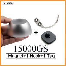 Golf Magnet Detacher 15000GS  Security Tag Remover+Handkey Detacher Hook+Shoplifting Tag Cloth Tag Remover 2024 - buy cheap