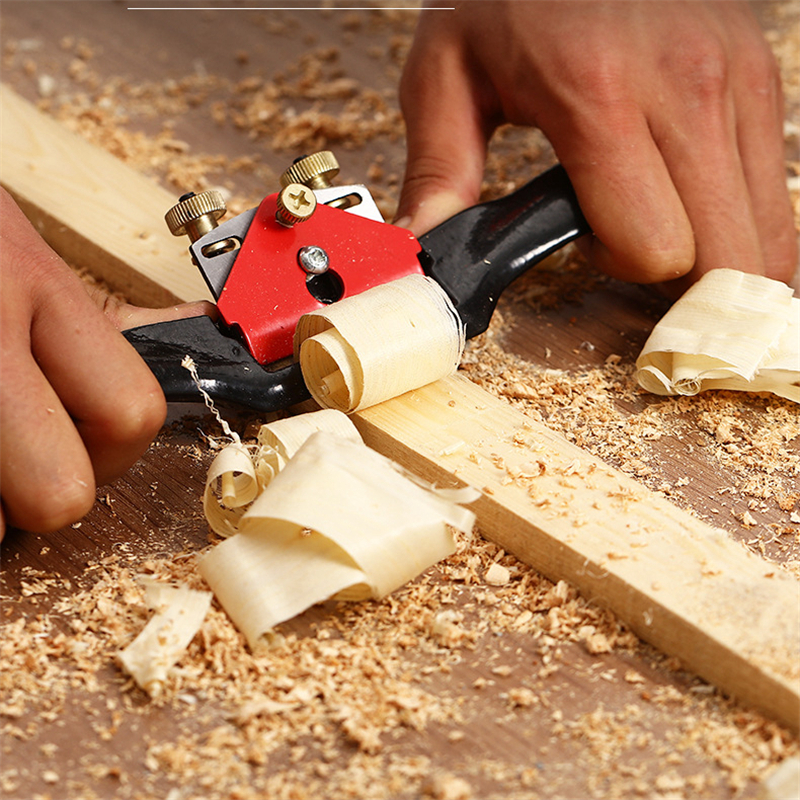 Ajuste de 9 pulgadas para trabajar la madera plano de corte Spokeshave Herramienta de corte manual con herramienta de mano manual de cepillado del tornillo