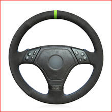MEWANT Black Suede Car Steering Wheel Cover for BMW E36 1996-2000 E46 1998-2000 Z3 E36/7 1995-1999 2024 - buy cheap