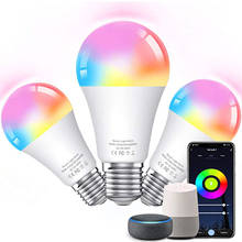 Smart Light Bulb Works with Alexa and Google Home No Hub Required WiFi Dimmable 800 Lumen Warm White E27 Spherical LED Bulbs 2024 - buy cheap