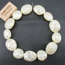 APDGG Natural Huge White Shell Nugget Beads 15.5'' Loose Beads Jewelry Making DIY 2024 - buy cheap