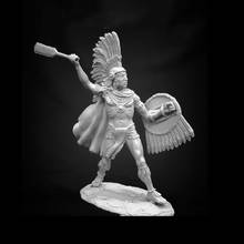 New Unassembled 1/24 ancient man warrior stand    Resin Figure Unpainted Model Kit 2024 - buy cheap