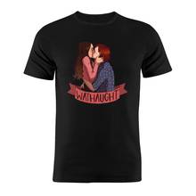 Camiseta Unisex de algodón Wynonna Earp Wayhaught Kiss, divertida camiseta con ilustraciones 2024 - compra barato