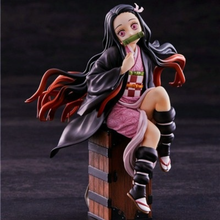 Anime Demon Slayer: Kimetsu no Yaiba Kamado Nezuko 1/8 Scale Painted PVC Action Figure Collection Model Toy Doll Brinquedos 17cm 2024 - buy cheap