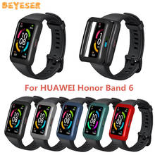 PC Watch Case Protective Cover For Huawei Honor Band 6 Smart Watch Full Screen Protector Sport Frame Colorful Shell Accessories 2024 - buy cheap