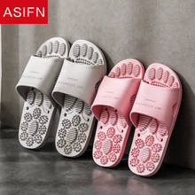 ASIFN Massage Slippers Men's Home Bathroom Non Slip Indoor Summer Bathing Couple Non-slip Slides Male Flip Flops Chanclas Hombre 2024 - buy cheap