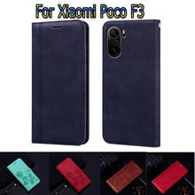 Cover For Poco F3 Case Flip Phone Protective Shell Funda For Poko F3 Case Stand Wallet Leather Book Hoesje Etui Coque Capa Bag 2024 - buy cheap