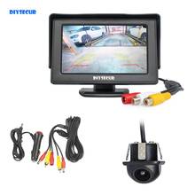 DIYSECUR Wired 4.3" HD LCD Display Rear View Monitor Car Monitor Mini Car Cam Rear View Car Camera Reversing System 2024 - buy cheap