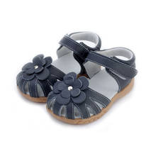Children Sandals 2020 New Summer Genuine Leather Kids Sandals Flower Girls Sandals Soft Leather Kids Footwear Baby Toddler Shoes 2024 - buy cheap