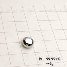 Platinum metal pellet element collection 5.00 gram 99.95% pure 2024 - buy cheap