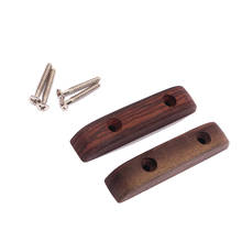 Tooyful Pack Of 2 High Quality Rosewood 2 Hole THUMBREST with Mounting Screws For Bass Guitar Replacements Accessory 2024 - buy cheap