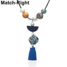 Match-Right Necklaces & Pendants Women/Statement/Beads/Long/Lady/Big/Tassel Necklace Pendants for Women Fashion Jewelry NR163 2024 - buy cheap