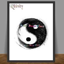 Rikivity Original Chinese Yingyang Poster Prints Canvas Painting Religion Wall Art Pictures Wedding Bedroom Decoration Sticker 2024 - buy cheap