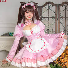 Hot New Arrival Game NEKOPARA Chocola Cosplay Costume Fashion Cute Pink Maid Dress Female Halloween Party Role Play Clothing 2024 - buy cheap