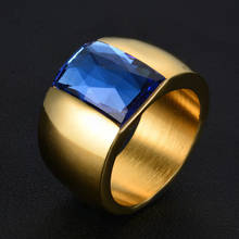 Простые кольца на палец из нержавеющей стали, модные ювелирные изделия, разноцветные кольца с кристаллами, юбилей, помолвки, вечерние, свадебные подарки 2024 - купить недорого