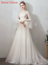 Wedding Dress  Свадебные платья Novia Vestido  Longue Wedding Party Dress Tulle  Robe De Soiree  Elegant Floor-Length  Lace-Up 2024 - buy cheap