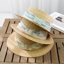 Шляпа Соломенная женская, летняя, с полыми полями, в стиле ретро 2024 - купить недорого