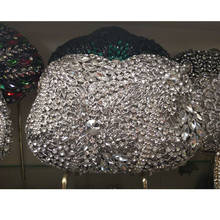 Новинка 2020, новейшая вечерняя сумочка на цепочке с кристаллами и бриллиантами, Ослепительная женская вечерняя сумочка с кристаллами, металлический клатч, свадебная сумочка, клатч 2024 - купить недорого