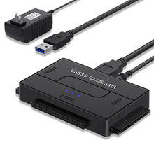 1 шт. Новый адаптер USB 2,5 к SATA/IDE Sata 3,5 Жесткий диск HDD SSD USB конвертер IDE SATA к USB SATA адаптер кабель 2024 - купить недорого