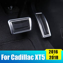 Aluminum alloy Car-styling Accelerator Gas Pedal Brake Pedals Non Slip Pads Cover AT For Cadillac XT5 2016 2017 2018 Accessories 2024 - buy cheap