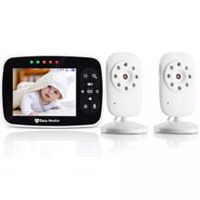 3.5 Inch Wireless Video Baby Monitor with Two Digital Camera Temperature Sensor , Lullabies, ECO Mode, Two Way Talk Babyphone 2024 - buy cheap