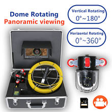 Cámara de vídeo de inspección de tuberías de 9 pulgadas, endoscopio Industrial de drenaje, soporte DVR, grabación de vídeo, rotación de 360 grados 2024 - compra barato