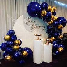 81pcs Balloon Garland Arch Navy Blue Confettti Gold Latex Balloons Inflator Birthday Wedding New Year Party Decoration Supplies 2024 - buy cheap