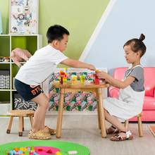 Children's study table and chair set kindergarten game table primary school home desk baby solid wood writing desk 2024 - buy cheap