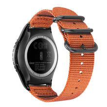 Correa de nailon para Samsung Galaxy watch active 2, banda de 20mm, 22mm, 40mm, 44mm, 46mm, 42mm, Amazfit Bip 2024 - compra barato