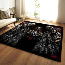 Terror Skull 3D Printing Carpets for Living room Bedroom Area Rug Kids room decorative carpet Child Play Mat Custom pattern size 2024 - buy cheap