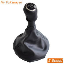 6 Speed 5 Manual Car Gear Shift Shifter Knob Gearstick Gaiter Boot Cover For VW Transporter T5 T5.1 Gp 2003-2011 T6 2024 - buy cheap