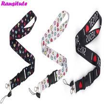 Ransitute Love Series Mobile Phone Lanyard Key ID Card USB Badge Holder DIY Fashion Neckband Decorative Lanyard R828 2024 - buy cheap