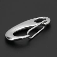 Boat Marine Stainless Steel Egg Shape Spring Snap Hook Clip Quick Link Carabiner 27RD 2024 - buy cheap