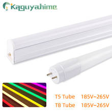 Kaguyahime LED T5 T8 Tube RGB Lamp 30cm 60cm No Flicker 220V 6W 10W T8 LED Fluorescent Tubes Integrated Light Neon 2024 - buy cheap