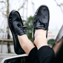 Sapatos de couro dos homens sapatos casuais sapatos de condução sapatos casuais sapatos casuais mocassins erkek ayakkabi 2024 - compre barato