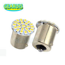 Светодиодный фонарь для парковки, S25 P21W 1156 BA15S 22 светодиодный s SMD 22smd 1206 3020 Светодиодный, для автомобиля, с поворотом, задним ходом, 12 в пост. Тока, красный, желтый, синий 2024 - купить недорого