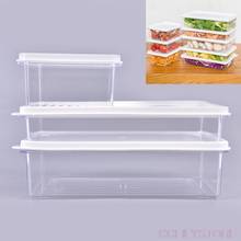 Кухонная прозрачная герметичная коробка для хранения свежести в холодильнике, домашний Многофункциональный контейнер, Пластиковый Органайзер 2024 - купить недорого