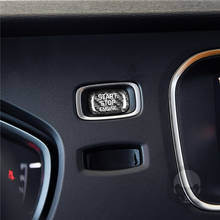 Carbon Fiber Car Engine Start Button Cover Trim Sticker Decoration Accessories for VOLVO V40 V60 S60L S60 XC60 S80L 2014-2018 2024 - buy cheap